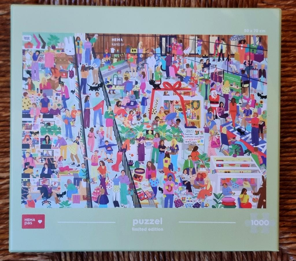 Puzzel HEMA hoofdkantoor - limited edition 2024 - NIEUW, Ophalen of Verzenden, 500 t/m 1500 stukjes, Nieuw, Legpuzzel