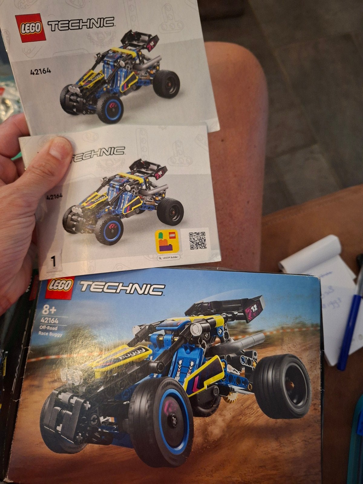 LEGO Technic 42164 Off-Road Race Buggy met doos en boekjes, Ophalen of Verzenden, Zo goed als nieuw, Overige merken