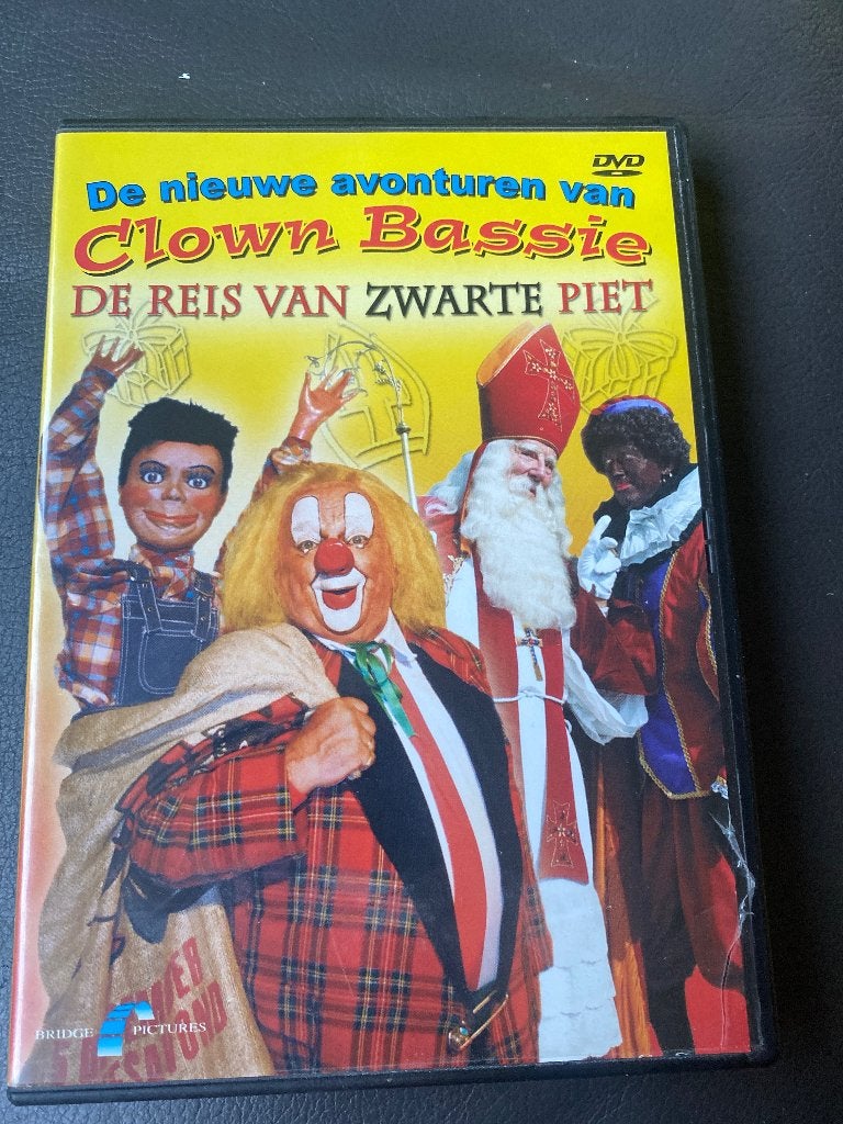 Clown Bassie: De Reis van Zwarte Piet DVD, Bonusmateriaal, Alle leeftijden, Zo goed als nieuw, Familie