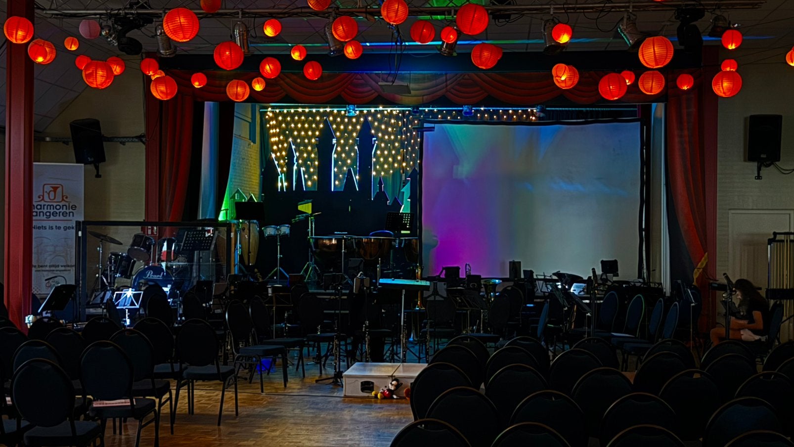Decor (disney)kasteel, Muziek en Instrumenten, Theaterbelichting, Ophalen, Gebruikt