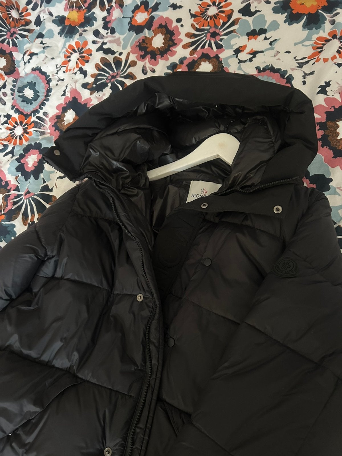 Moncler jas maat M., Ophalen, Zo goed als nieuw, Zwart