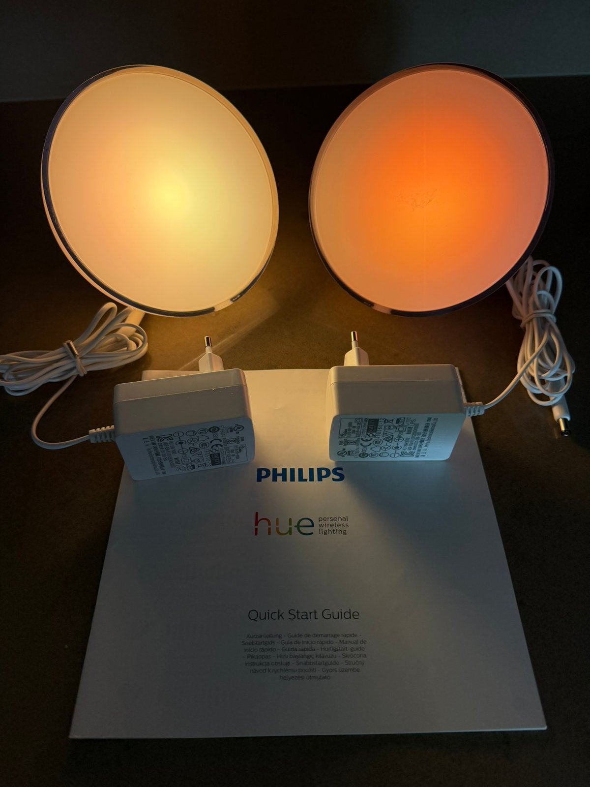 2 Philips Hue lampen, Ophalen of Verzenden, Zo goed als nieuw, Modern