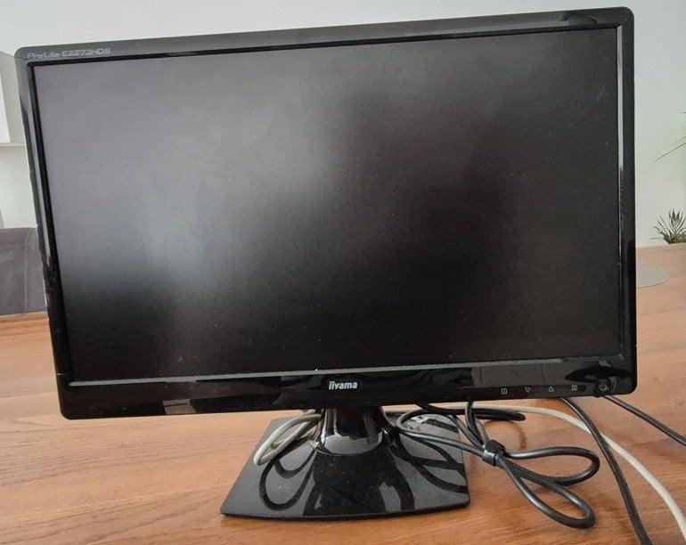 monitor Iiyama ProLite E2273HDS-B1 Zwart, Computers en Software, Monitoren, Ophalen, Overige typen, Gebruikt, HDMI