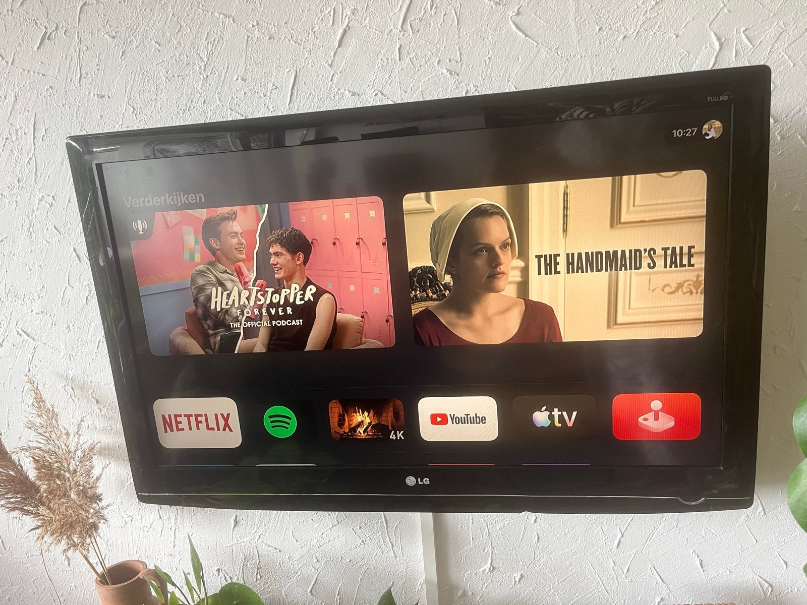 LG 42 inch LCD TV (met ophangbeugel), Ophalen, Gebruikt, 50 Hz, 100 cm of meer