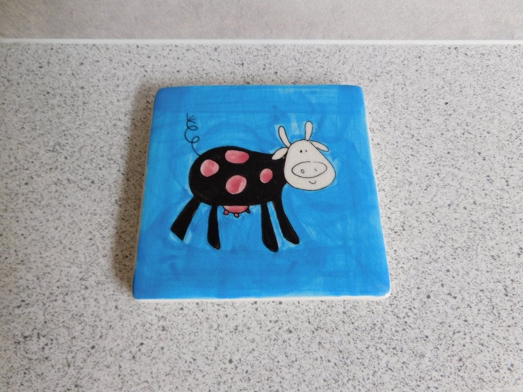 Onderzetter 10x10 cm. Whittard of Chelsea Made in Italy, Keramiek, Overige typen, Ophalen of Verzenden, Zo goed als nieuw