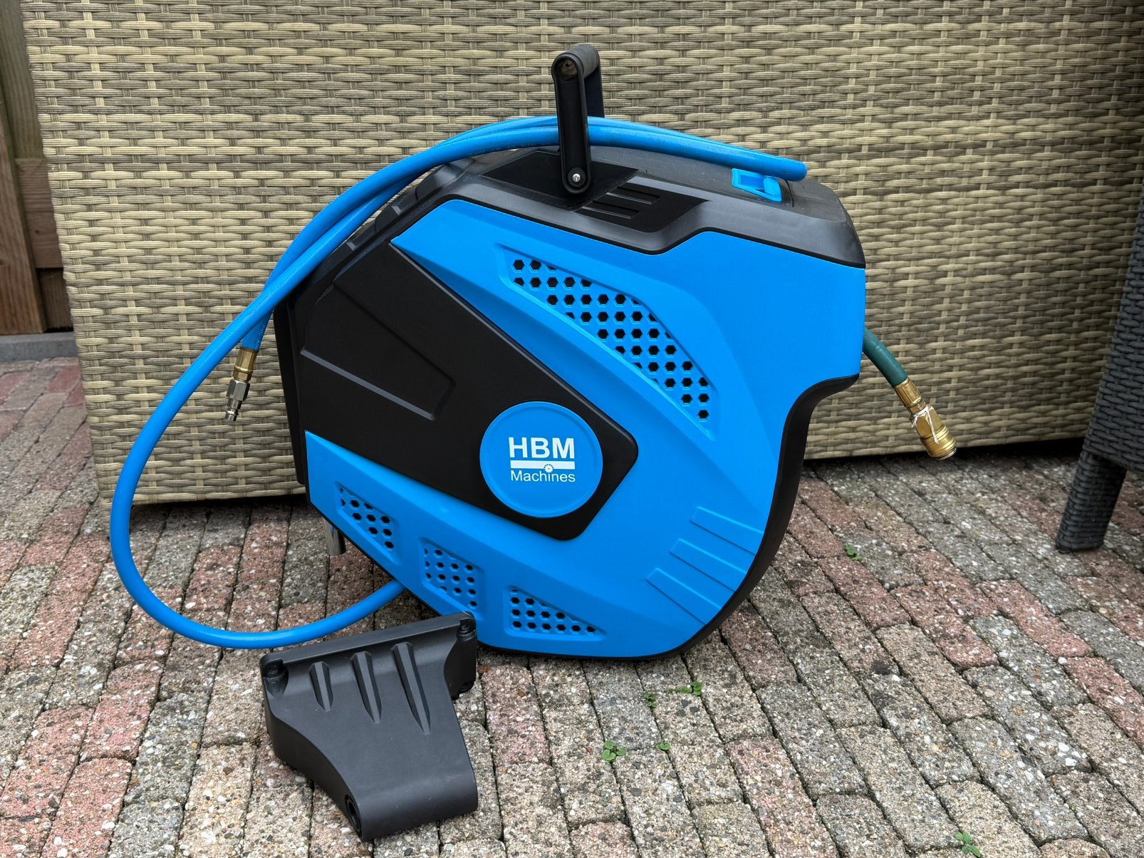 HBM Slanghaspel 25 Meter, Doe-het-zelf en Verbouw, Minder dan 25 liter, Ophalen of Verzenden, Zo goed als nieuw, Minder dan 200 liter/min