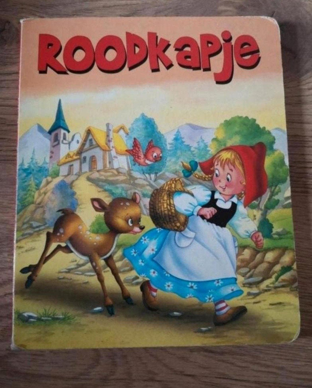 Roodkapje kartonnen bladzijdes, Ophalen of Verzenden