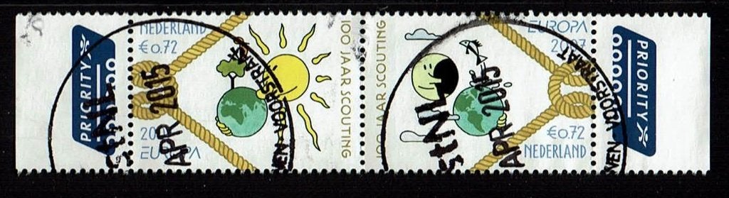 Nederland NVPH 2514-25145 a paar gestempeld 3, Postzegels en Munten, Postzegels | Nederland, Verzenden, Na 1940, Gestempeld