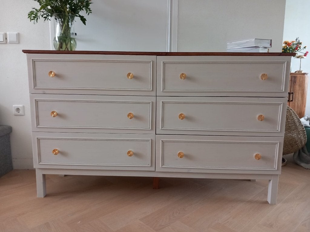 Gerenoveerd dressoir/ ladekast, Ophalen, Luxe, chique, 5 laden of meer, 150 tot 200 cm