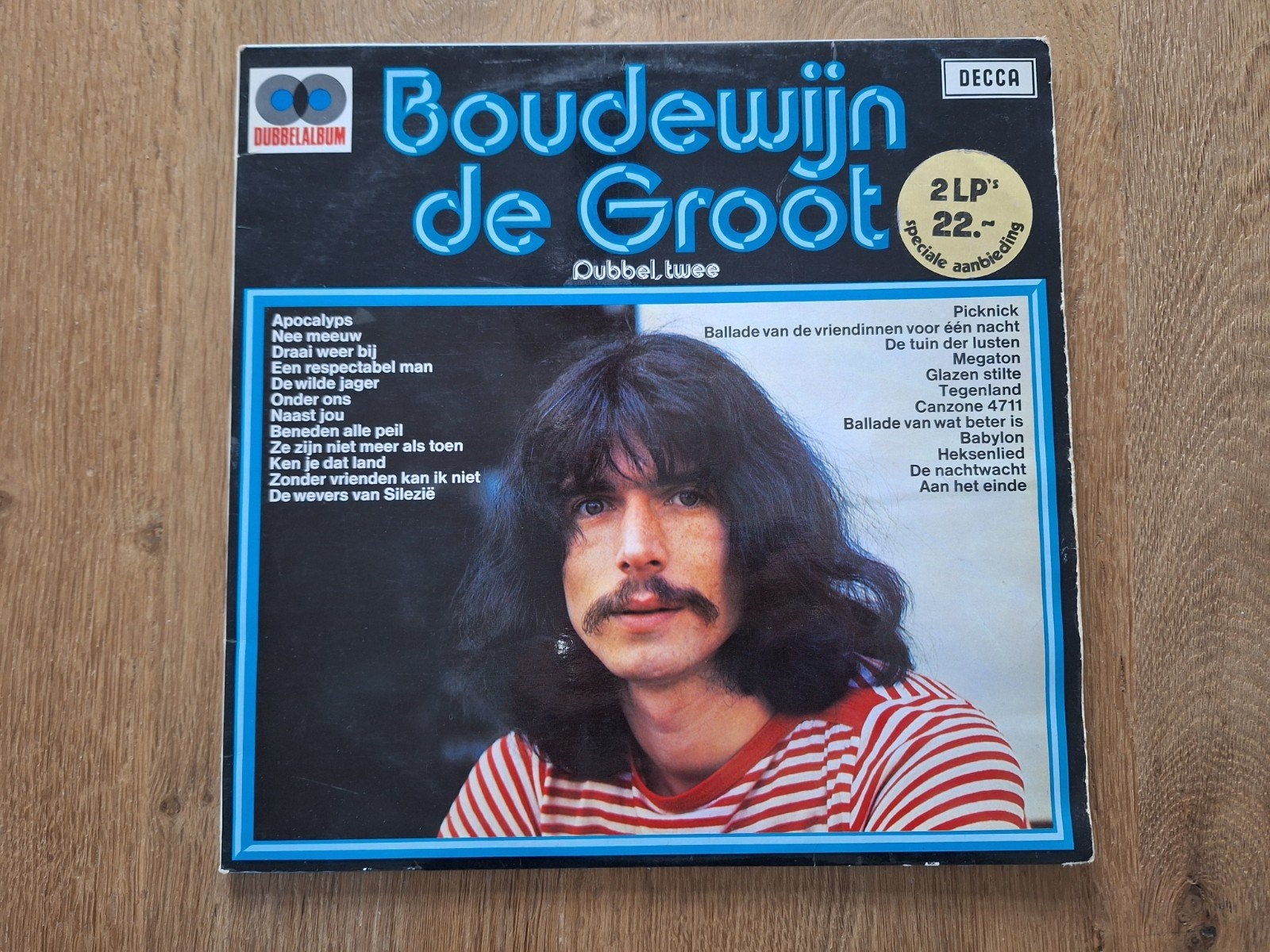Boudewijn de Groot - Dubbelalbum (2 LP's), Gebruikt, Ophalen of Verzenden, Dubbel-LP, Pop
