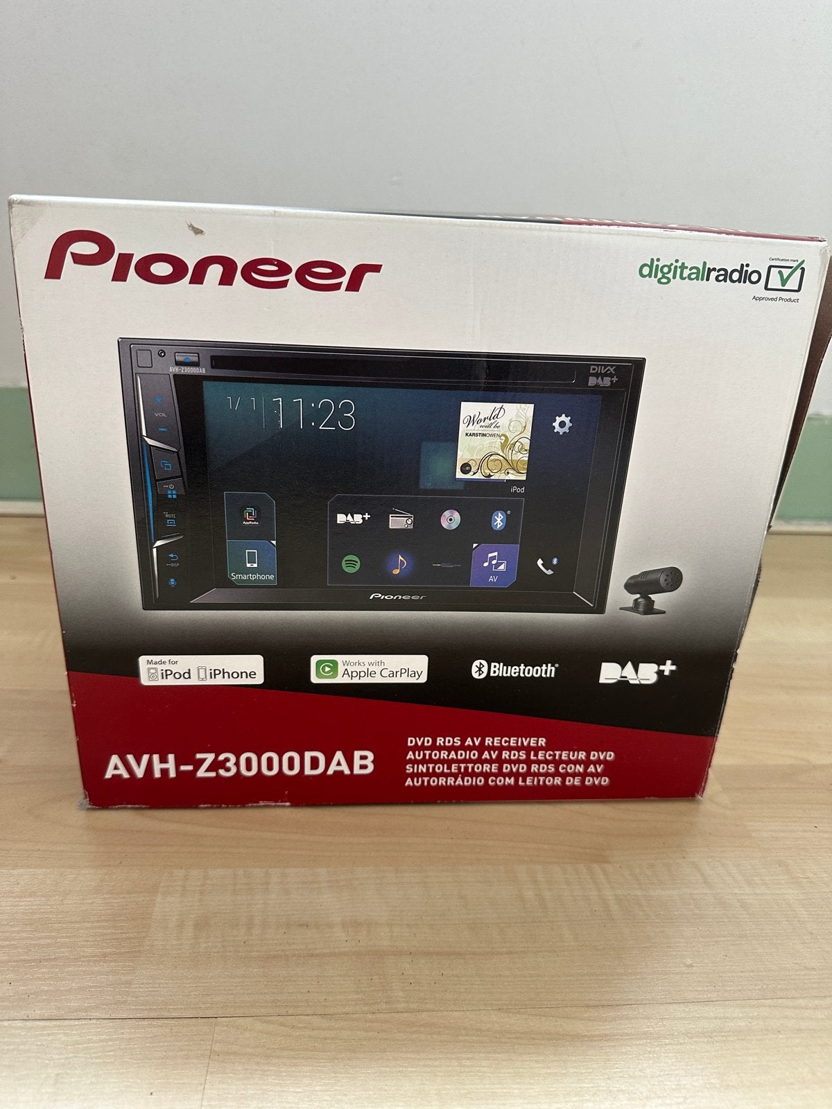 Pioneer AVH-Z3000DAB - Autoradio met DAB+ en Apple CarPlay, Auto diversen, Autoradio's, Ophalen, Zo goed als nieuw