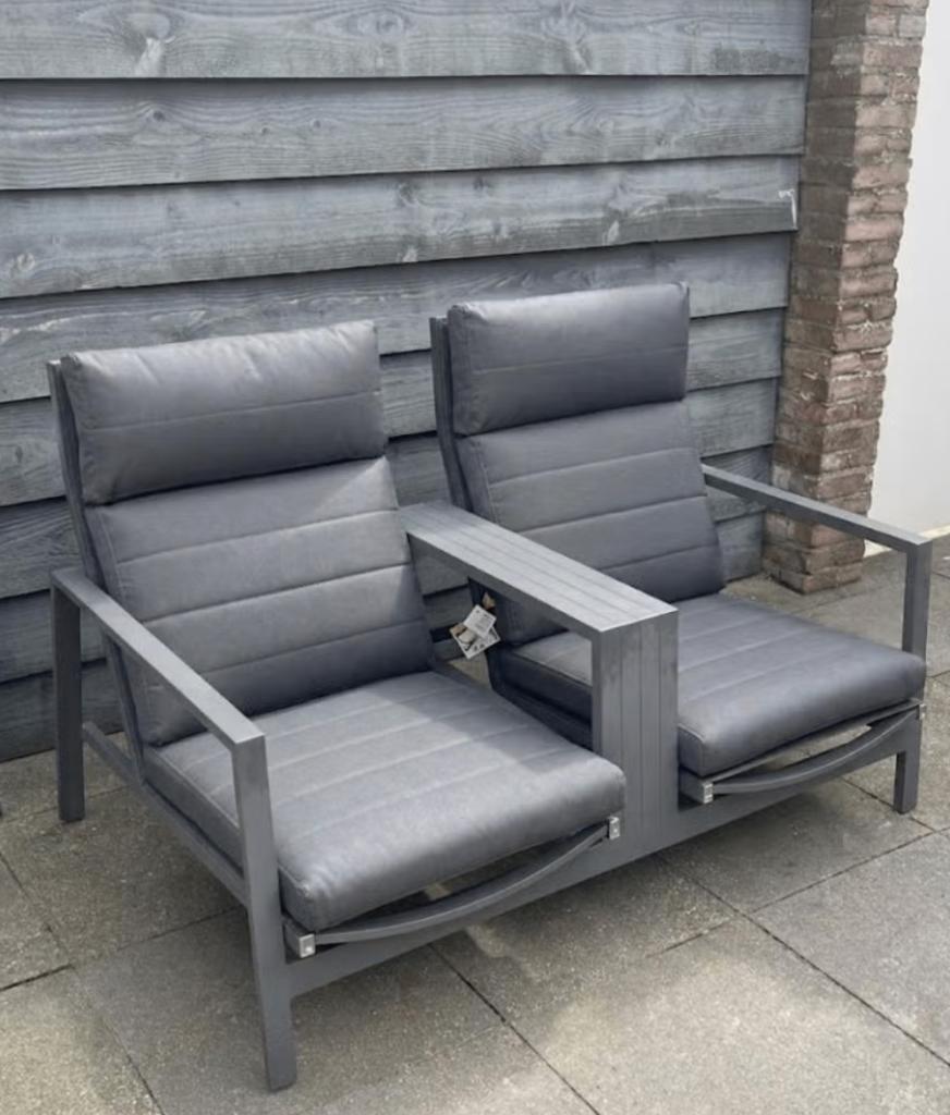 Life Outdoor Living Bondi Tête-à-Tête - All Weather, Tuin en Terras, Tuinsets en Loungesets, Gebruikt, Aluminium, Loungeset, Bank