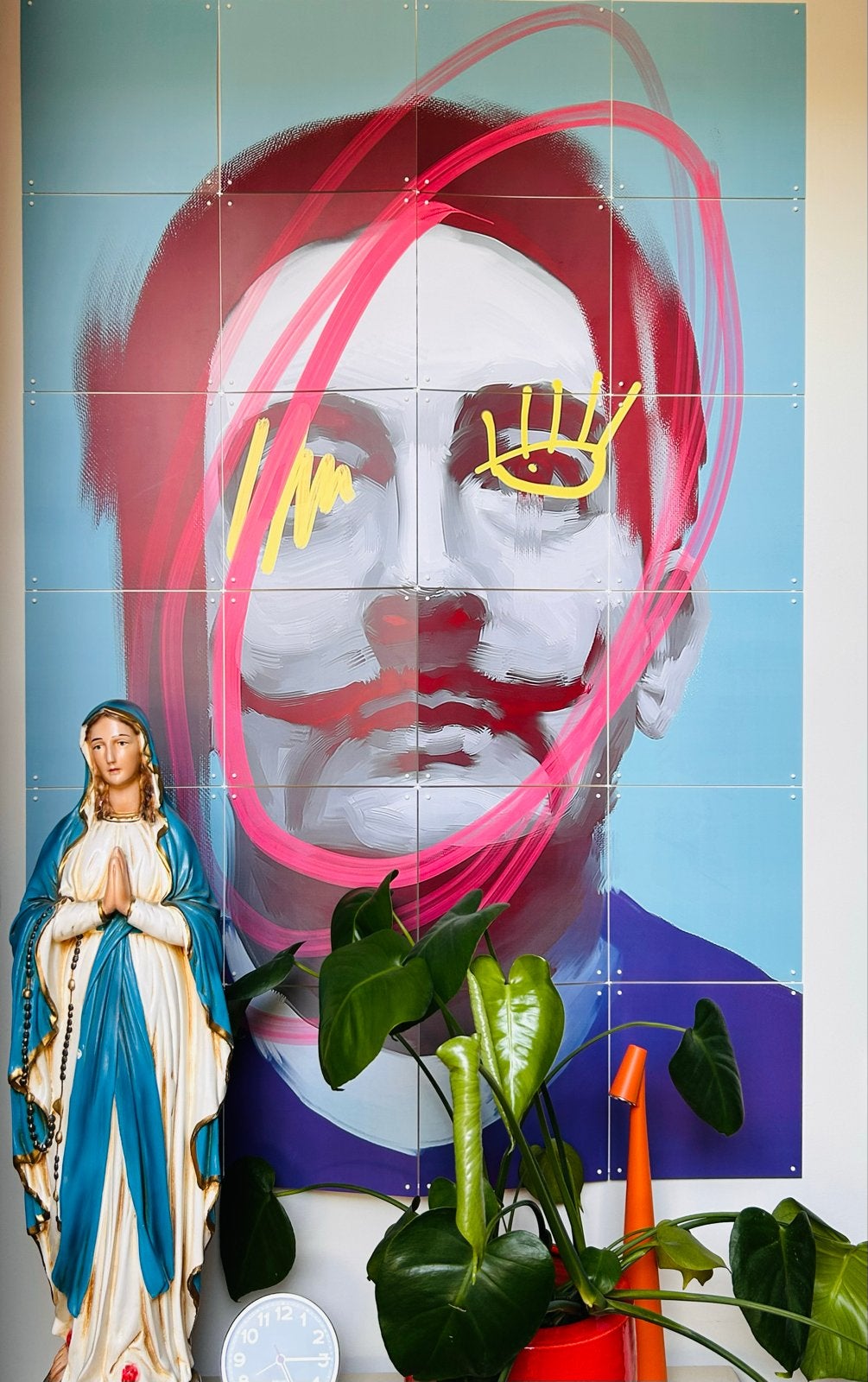IXXI Surreal Salvador Dali Pop-art by Tadej (80x120 cm), Huis en Inrichting, Woonaccessoires | Schilderijen, Tekeningen en Foto's
