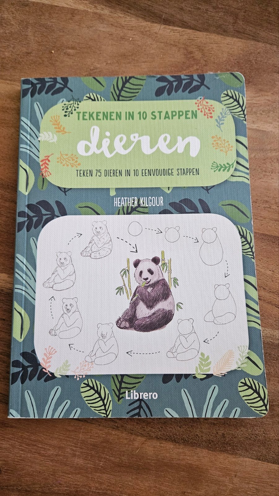 Tekenen in 10 stappen: Dieren - Leer 75 dieren tekenen, Ophalen of Verzenden, Zo goed als nieuw, Boek of Gids