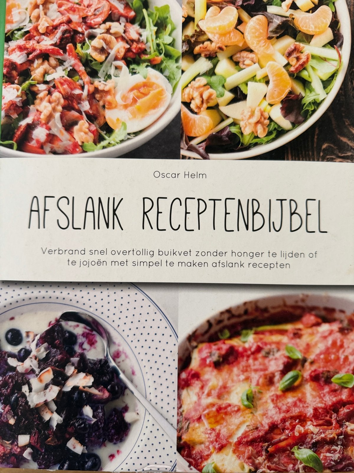 Afslank Receptenbijbel - Oscar Helm, Ophalen of Verzenden, Zo goed als nieuw, Dieet en Voeding
