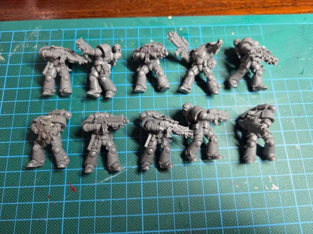 2x 10 Intercessors (zonder hoofden), Ophalen of Verzenden, Zo goed als nieuw, Warhammer