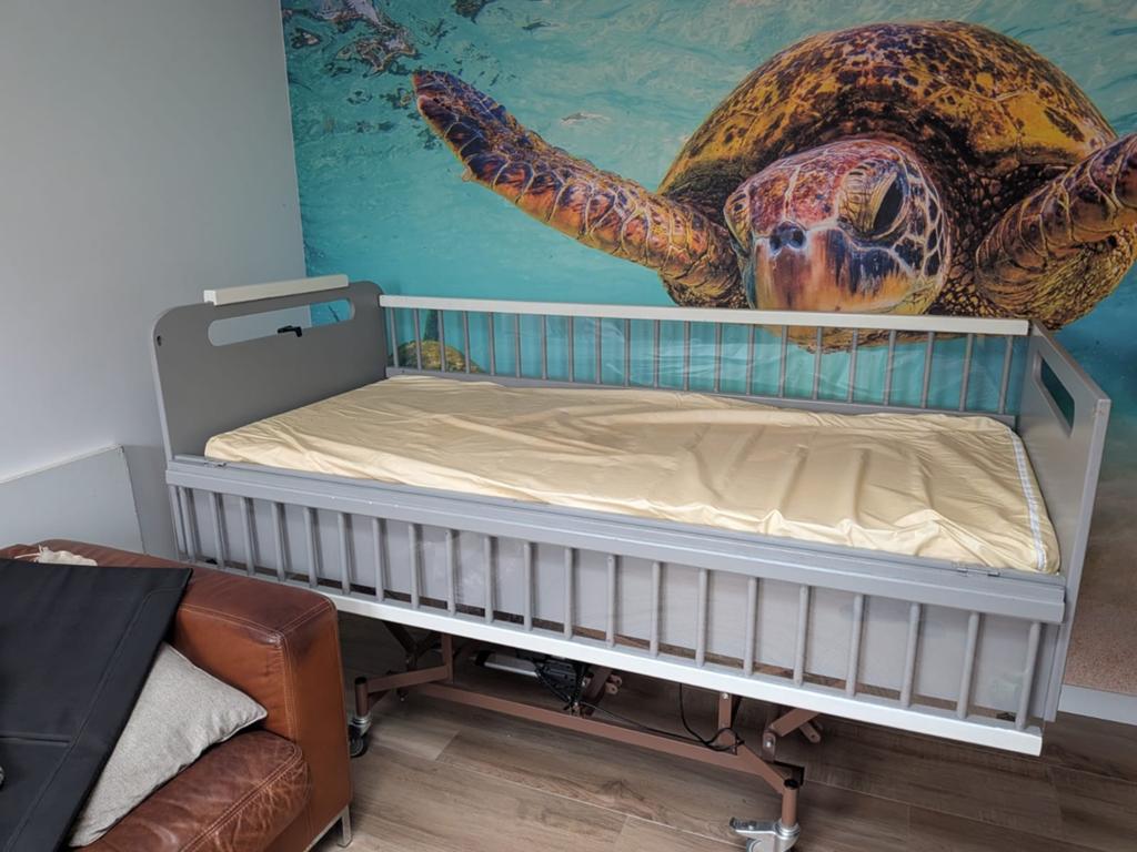 Verstelbaar hoog-laag bed 90x200cm, Ophalen, 90 cm, Eenpersoons, 200 cm