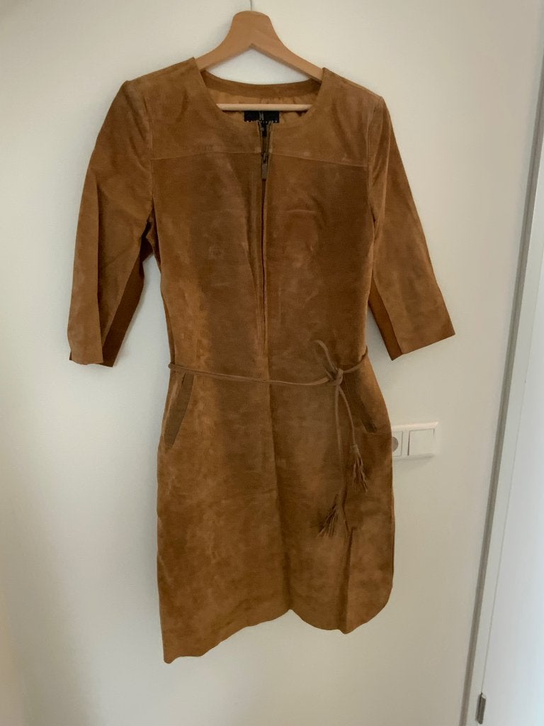 Mart Visser suede jurk maat 40, Maat 38/40 (M), Overige kleuren, Mart Visser, Ophalen of Verzenden