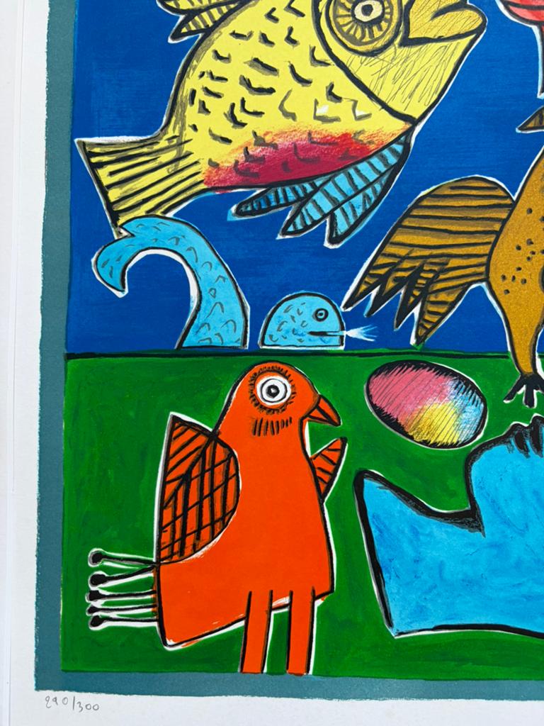 Corneille, handgesigneerde litho/grafiek 2009, Ophalen