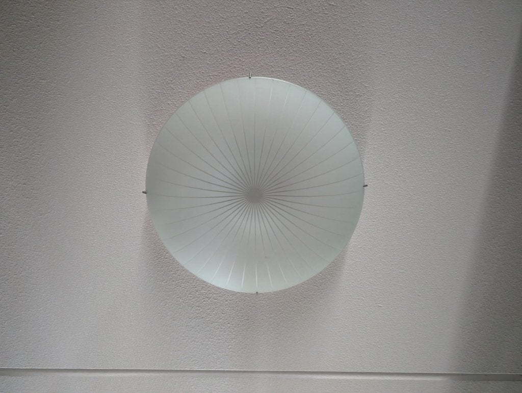 Gratis plafondlampen, Huis en Inrichting, Lampen | Plafondlampen, Ophalen, Gebruikt, Jaren 70, 25 cm