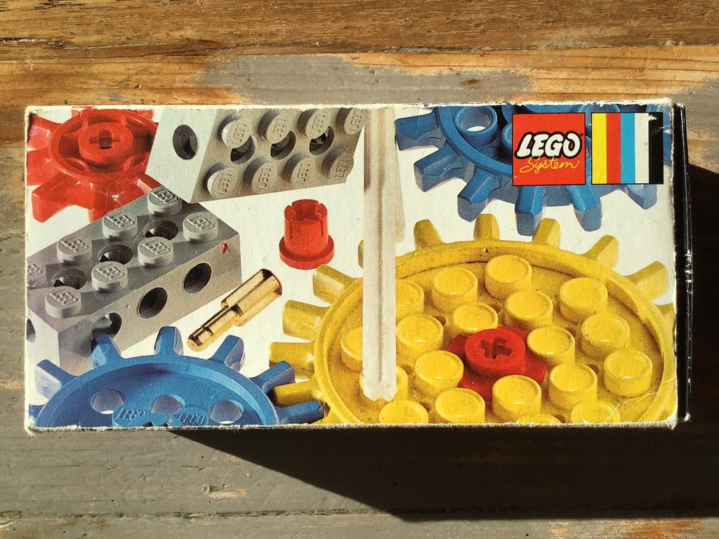 Doosje LEGO system 802 Gear Supplementary Set uit ca. 1970, Ophalen, Gebruikt, Lego