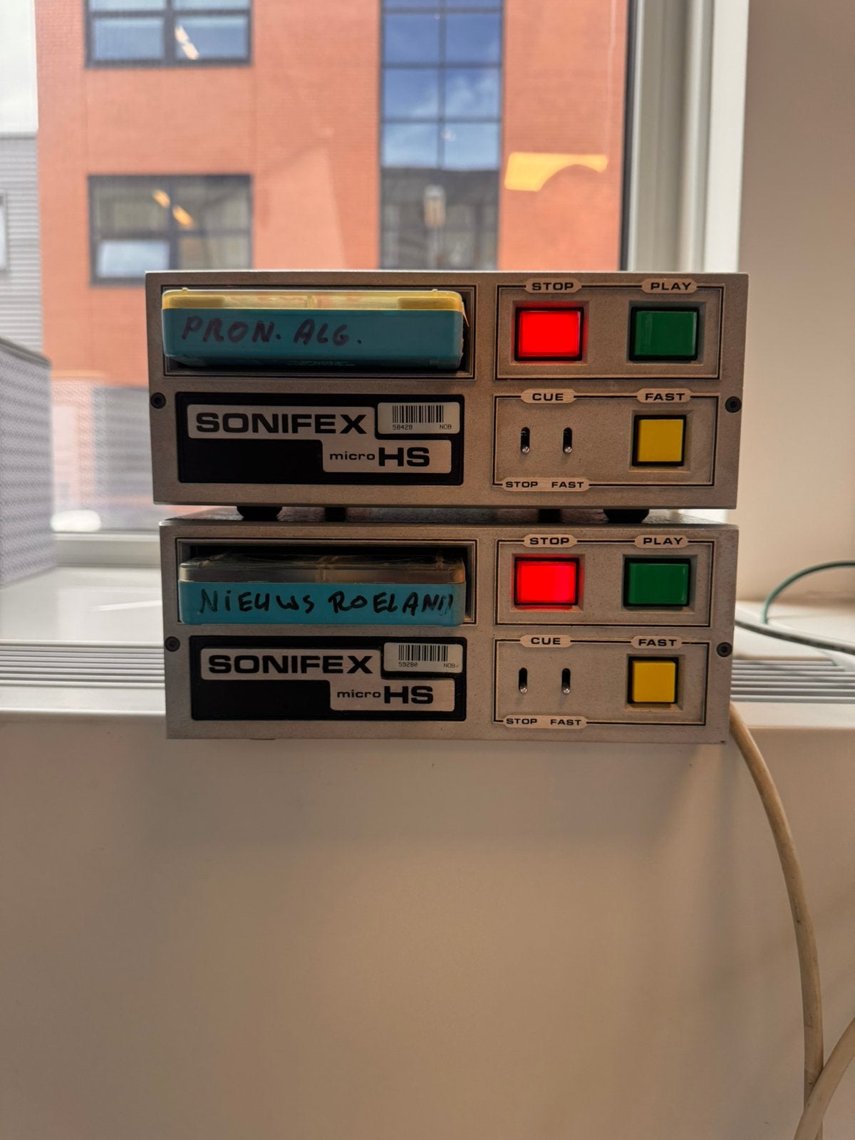 Sonifex Micro HS Jingle Machines  (2 stuks), Ophalen of Verzenden, Gebruikt, Audio