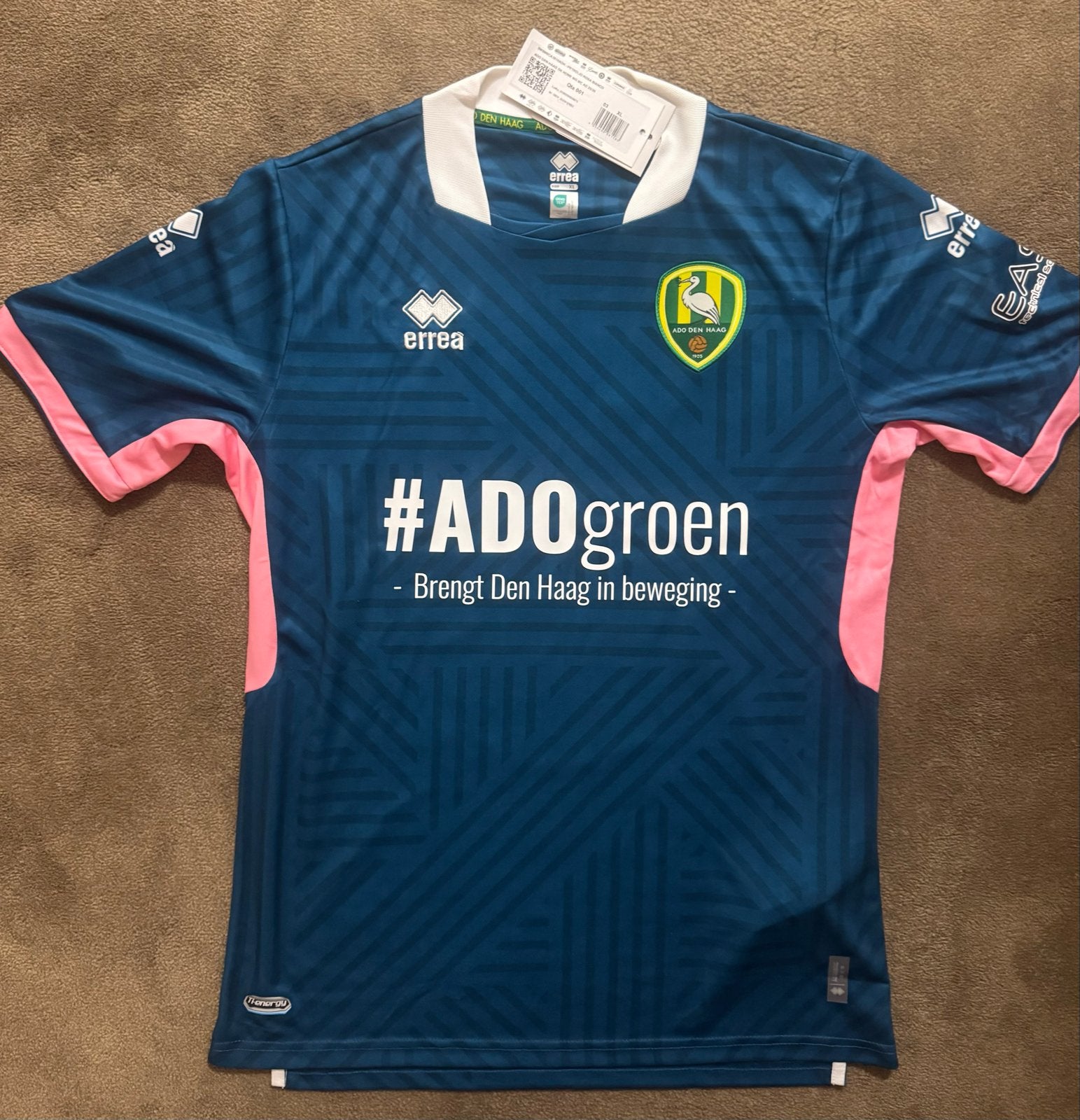 ADO Den Haag shirt - Maat XL, Kleding | Heren, Blauw, Ophalen of Verzenden, Voetbal, Maat 56/58 (XL)