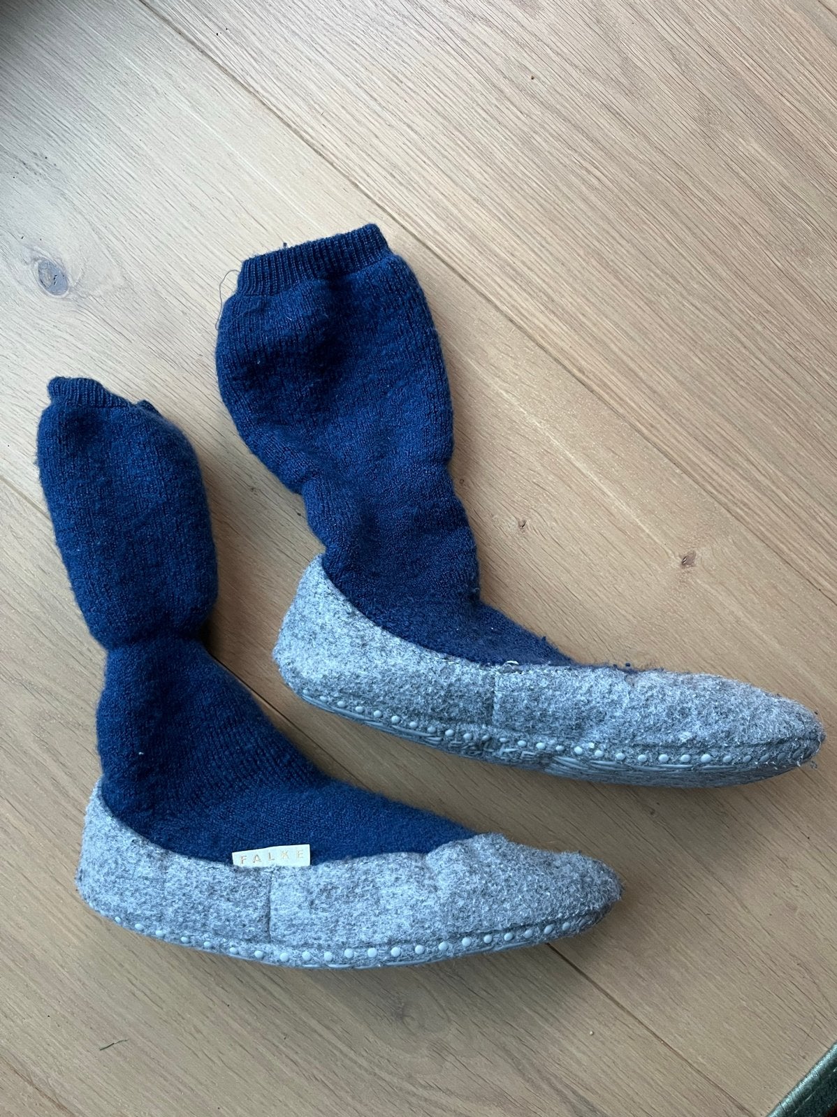 FALKE Cosyshoe blauw - maat 37-38, Sokken en Kniesokken, Blauw, Maat 35 t/m 38, Ophalen of Verzenden