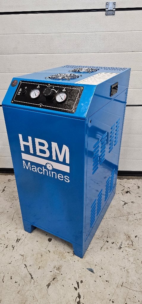 HBM 6 PK industriële compressor 720 l/min - 230 Volt., Doe-het-zelf en Verbouw, Geluidgedempt, Zo goed als nieuw, 6 tot 10 bar