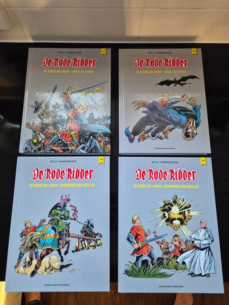 De Rode Ridder Integraal Deel 21 t/m 24 - De Biddeloo-jaren, Boeken, Stripboeken, Meerdere stripboeken, Ophalen of Verzenden, Nieuw