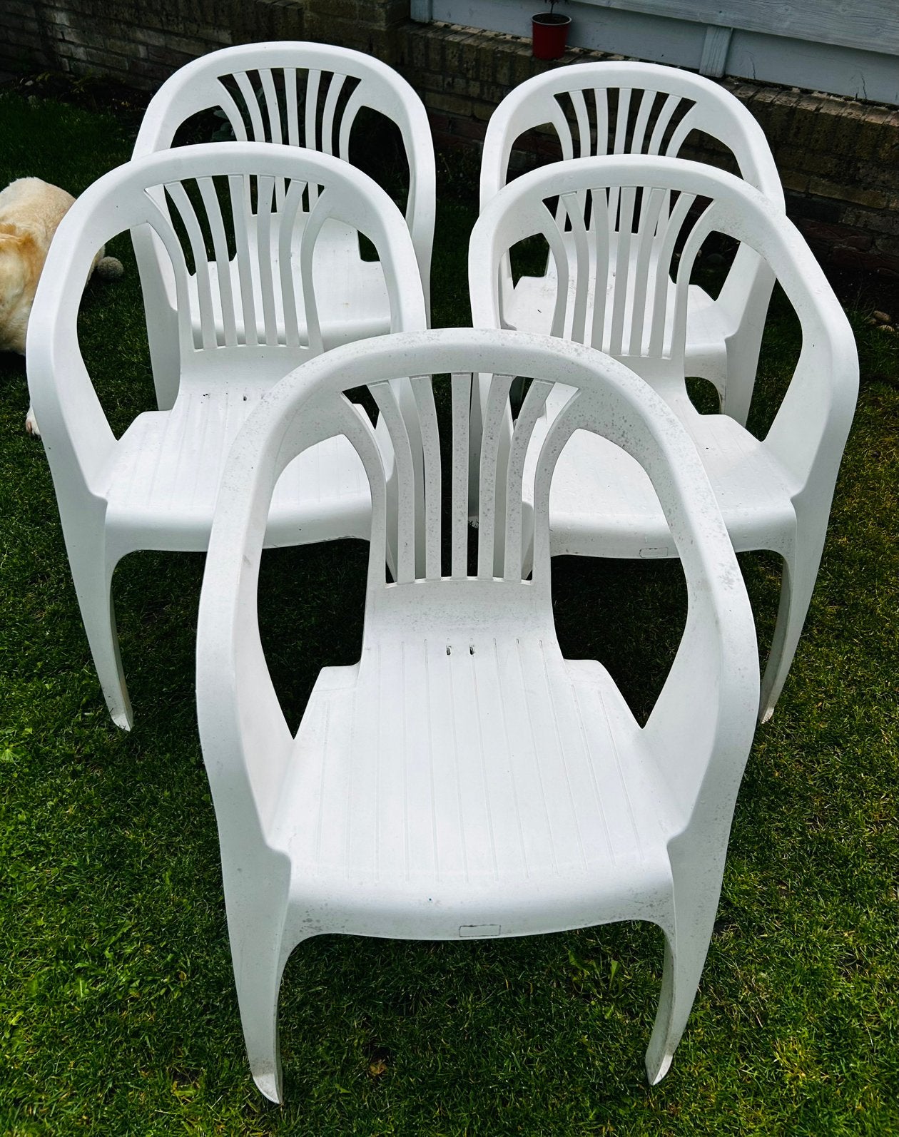 Tuinstoelen, Ophalen, Gebruikt, Kunststof