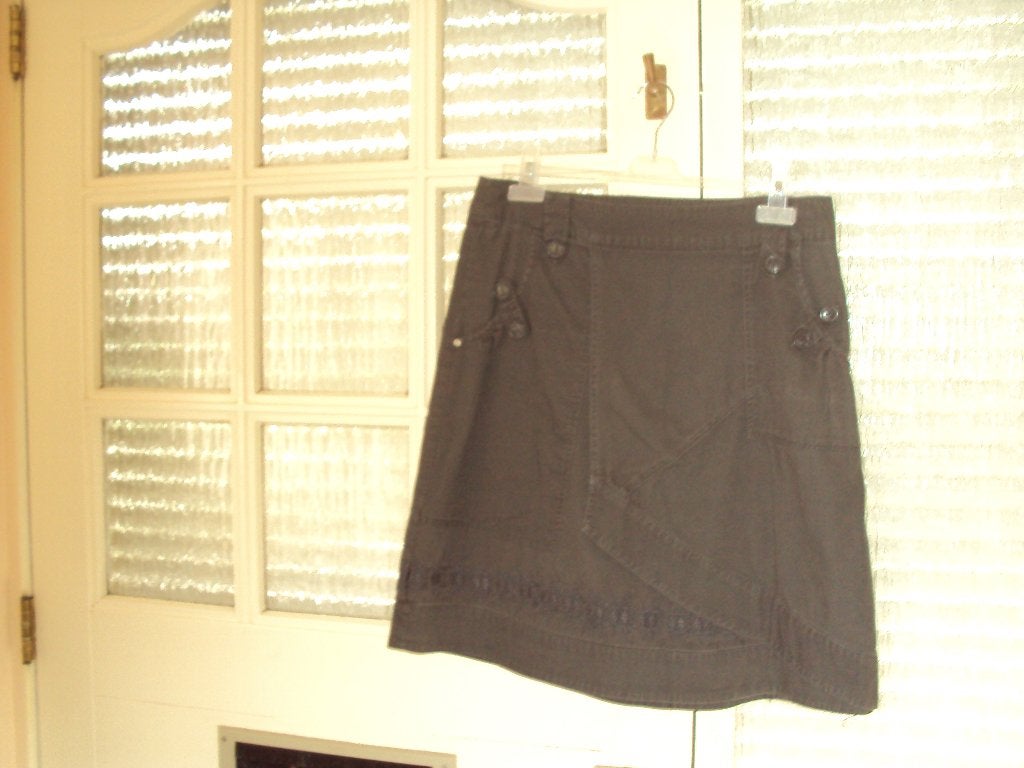 Groen bruin katoenen college rok FRANSA mt 38 goede staat, Kleding | Dames, Rokken, Maat 38/40 (M), Bruin, Fransa, Nieuw