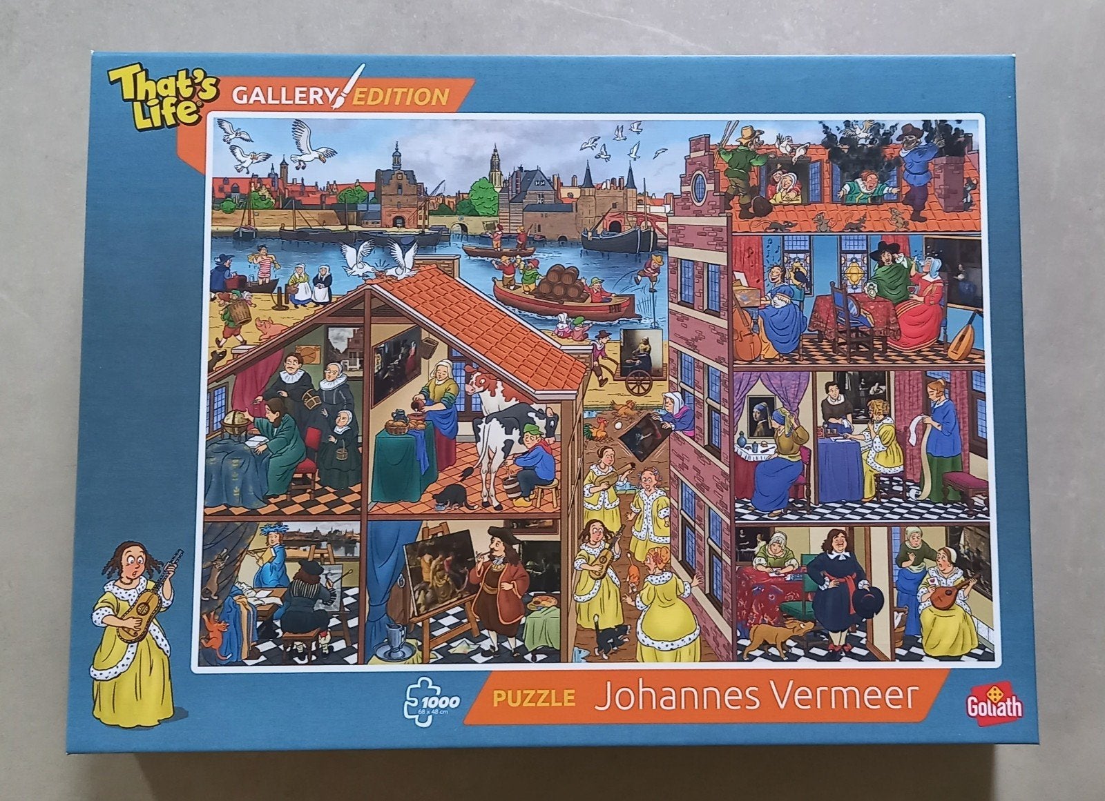 That's life puzzel 1000 stukjes, Hobby en Vrije tijd, Ophalen, 500 t/m 1500 stukjes, Zo goed als nieuw, Legpuzzel