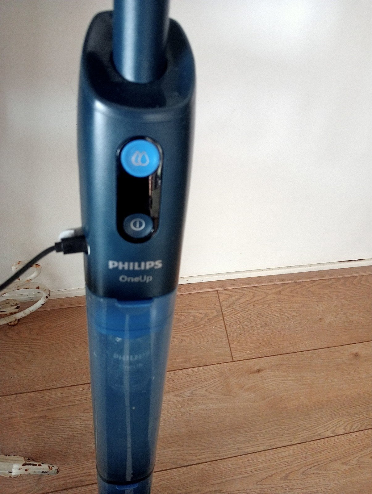 Philips OneUp Steelstofzuiger met dweilfunctie, Witgoed en Apparatuur, Ophalen, Gebruikt, Philips, Draadloos