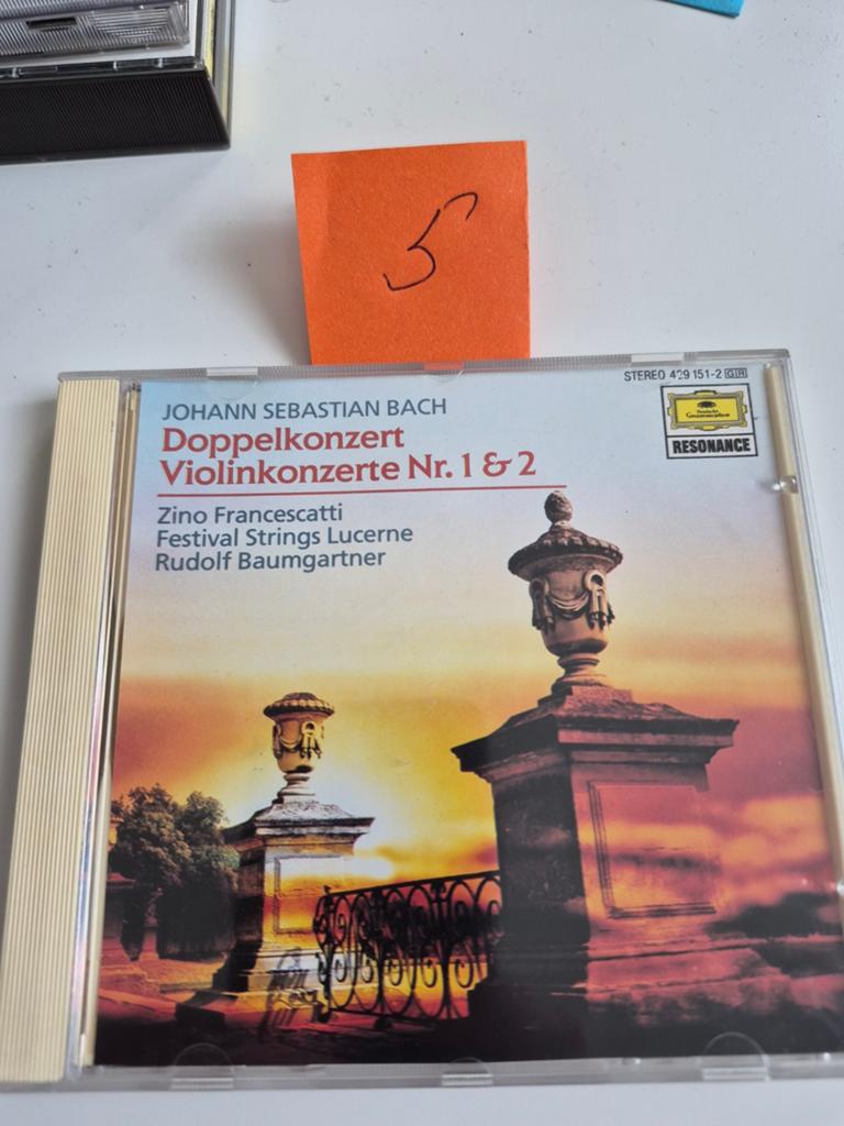 J.S. Bach: Vioolconcerten Nr. 1 & 2 - Zino Francescatti CD, Ophalen of Verzenden
