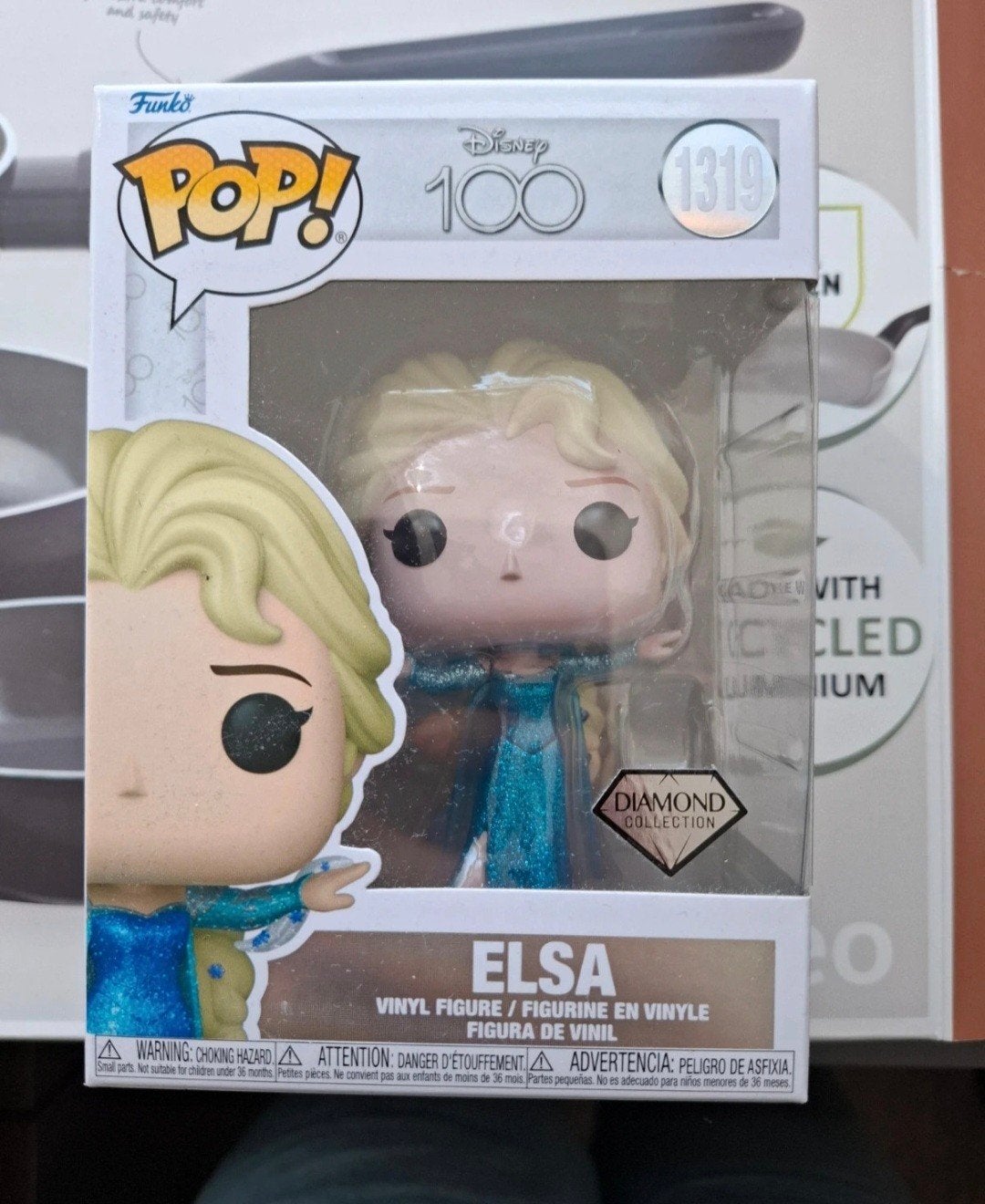 Nieuwe Funko Pop! Disney 100 Elsa (Diamond Collection) #1319, Ophalen of Verzenden, Nieuw