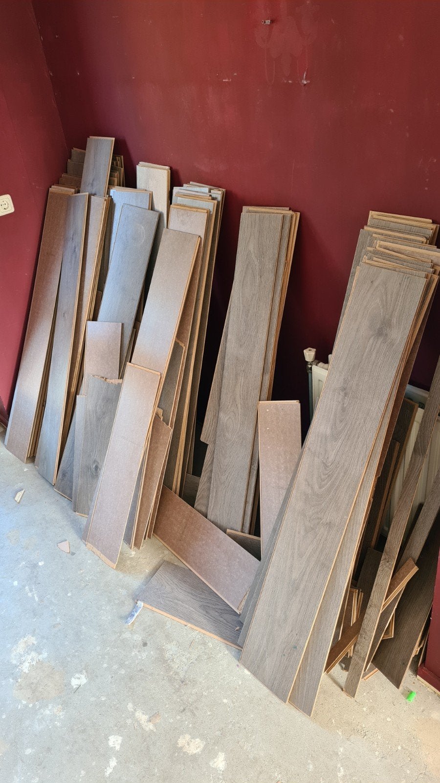 gratis laminaat, Ophalen, 50 tot 150 cm, 10 m² of meer, 10 tot 30 cm