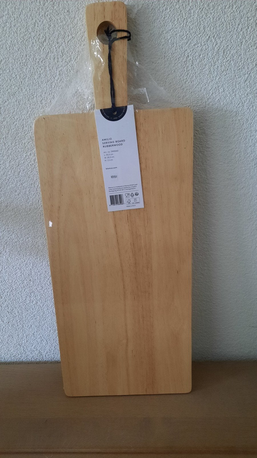 Serveerplank, Ophalen, Nieuw