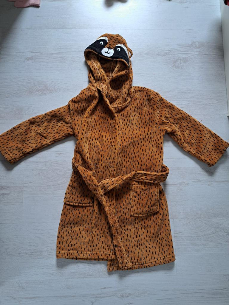 Z.G.A.N. Hema kinder badjas, maar 110/116!, Nacht- of Onderkleding, Jongen of Meisje, Ophalen of Verzenden, Zo goed als nieuw