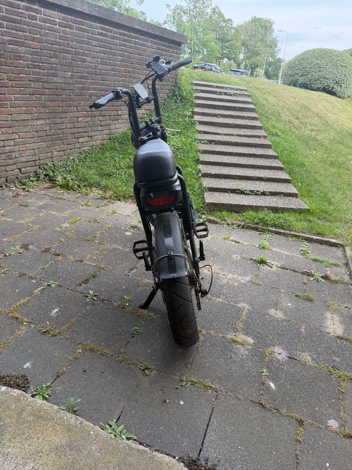Stoere Fatbike met lange zitting en krachtige accu, Fietsen en Brommers, Elektrische fietsen, Gebruikt, Overige merken, 51 tot 55 cm