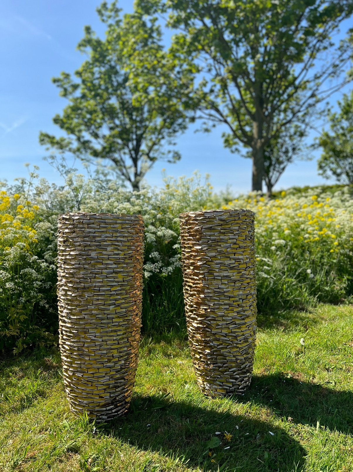 Alle kleuren schelpenvazen, Ophalen of Verzenden
