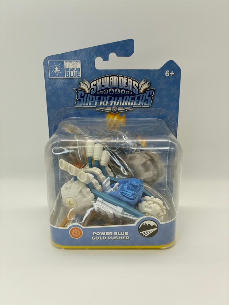 Skylanders Superchargers Power Blue Gold Rusher, Avontuur en Actie, W, 2 spelers, Ophalen of Verzenden