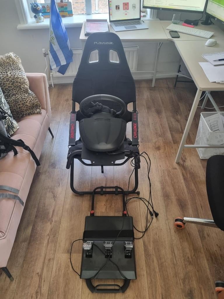 Complete race stoel van Playseat Challenge, Ophalen, 1 speler, Racen en Vliegen, Zo goed als nieuw