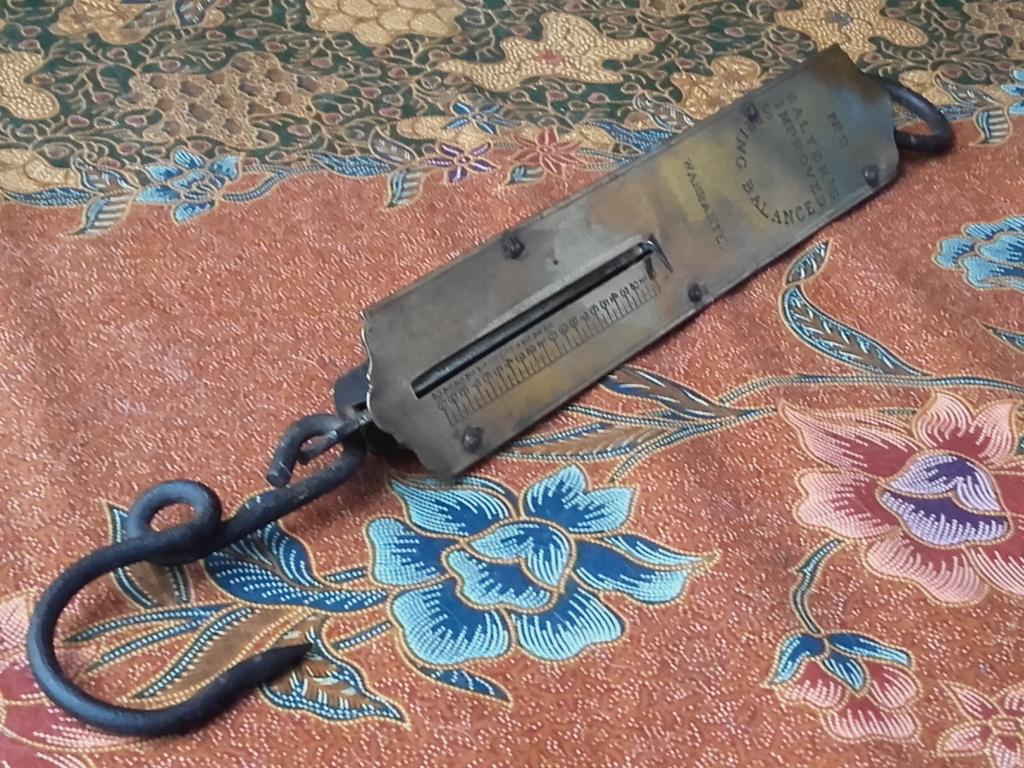 Mooie antieke Salter's weegschaal uit Engeland 36,8 cm., Ophalen of Verzenden