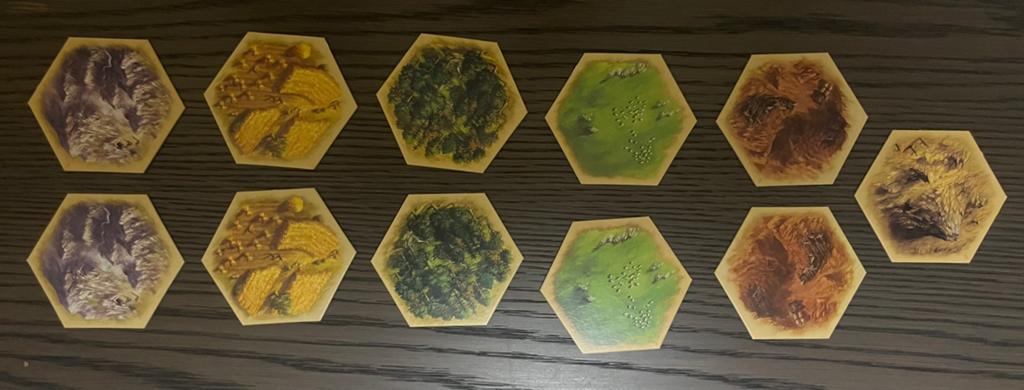 Diverse onderdelen van het bordspel Catan., Hobby en Vrije tijd, Gezelschapsspellen | Bordspellen, Ophalen of Verzenden, Zo goed als nieuw