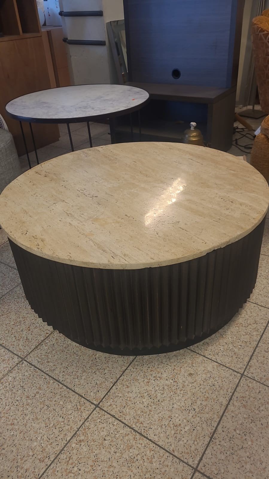 Richmont salontafel Hampton 90 rond, Ophalen, 50 tot 100 cm, Rond, Nieuw