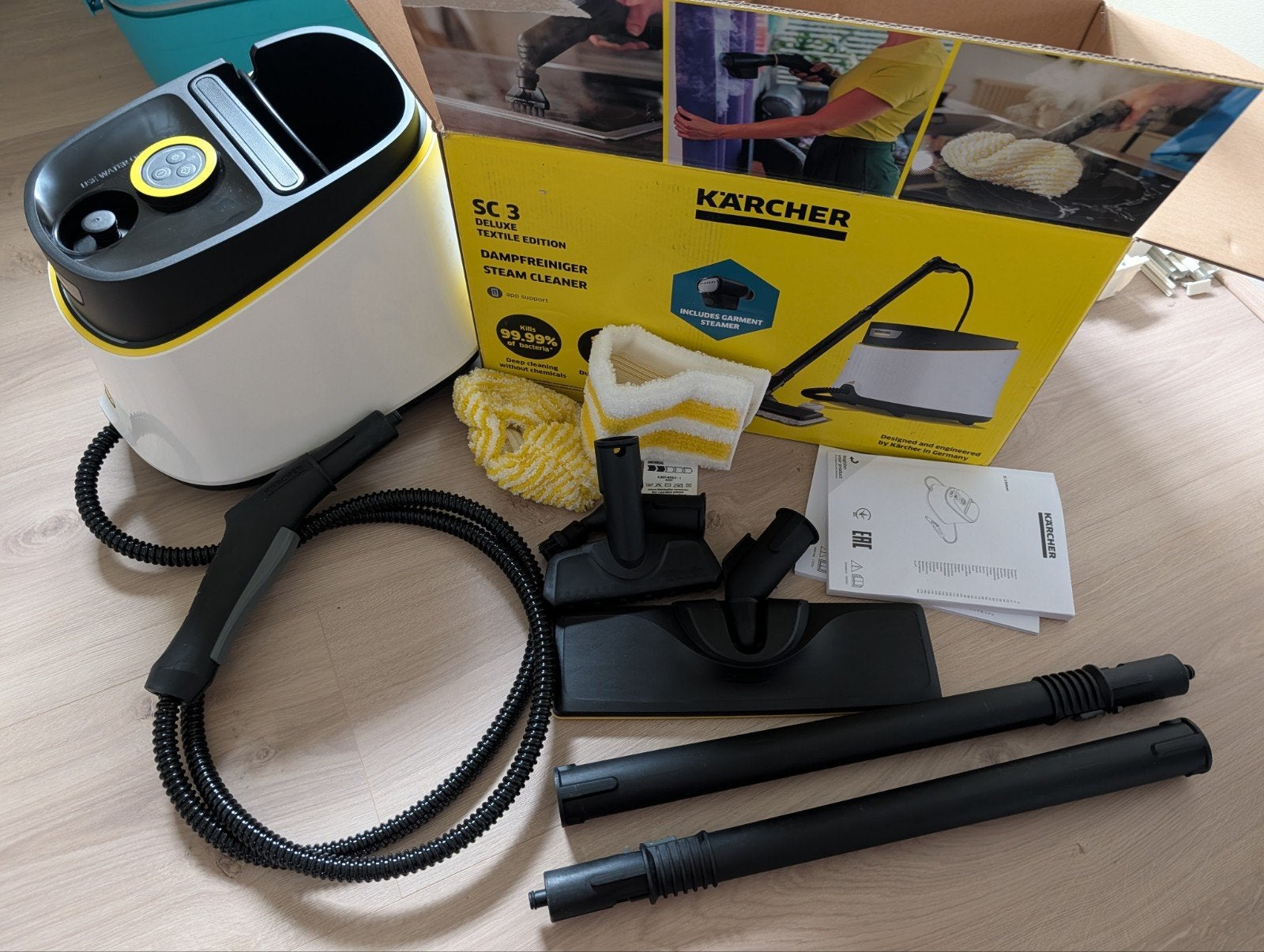 Kärcher SC 3 Deluxe EasyFix Stoomreiniger, Ophalen of Verzenden, Zo goed als nieuw, Stoomreiniger
