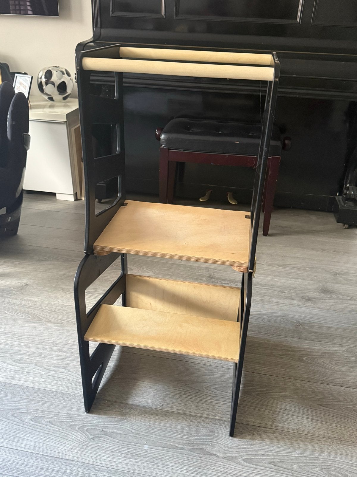 Houten leertoren/glijbaan 3-in-1, Kinderen en Baby's, Speelgoed | Buiten | Speeltoestellen, Ophalen, Gebruikt, Glijbaan