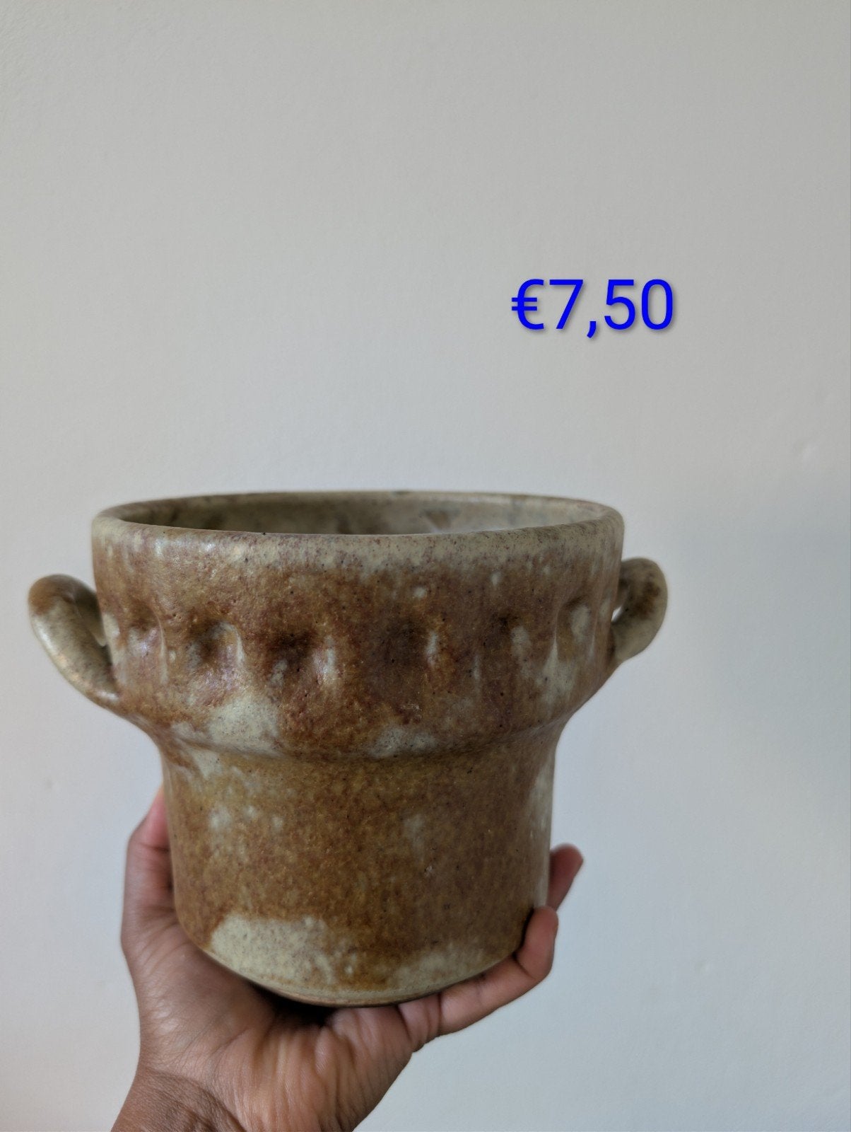 Vintage bloempot voor kamerplanten, Ophalen, Kunststof, Rond, Binnen