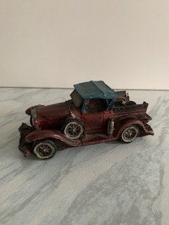 Antieke Auto Miniatuur - Leuke Details, Ophalen of Verzenden